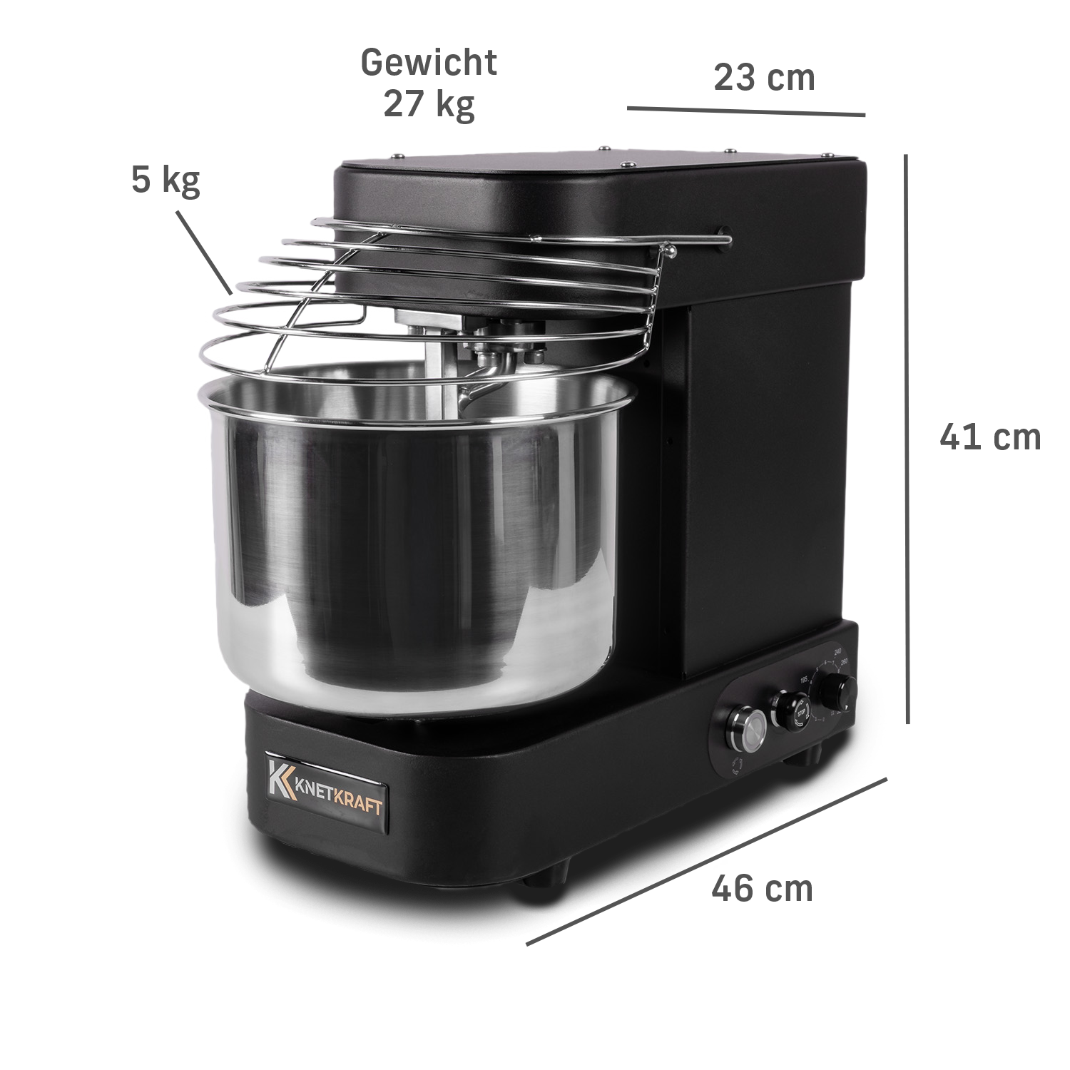Knetkraft 5 Spiral-Knetmaschine